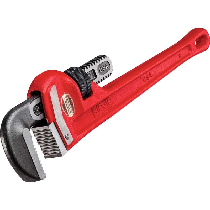 Chave grifo 18", tipo americana, fabricada em ferro fundido e com mordente superior em aço forjado, 31025