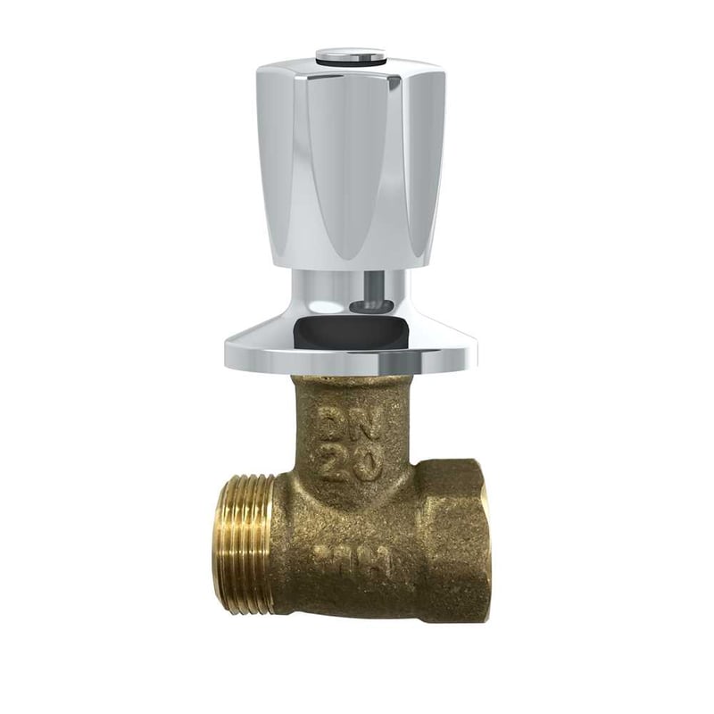 Registro de pressão, 3/4", cromado, acabamento C50, 6499