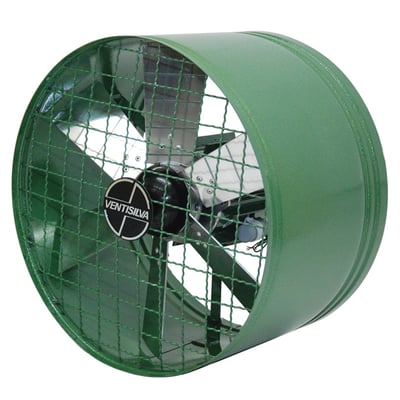 Exaustor axial 50 cm, 1/2" cv, industrial, 220 V~ / 380 V~ trifásico