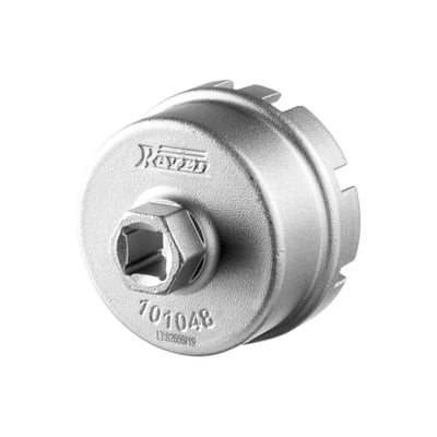 Chave de 64,5 mm, com encaixe de 14 lados, encaixe de 1/2", para filtro de óleo, 101048