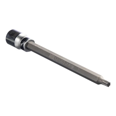Chave hexalobular T40 longa, com encaixe de 3/8", 121003