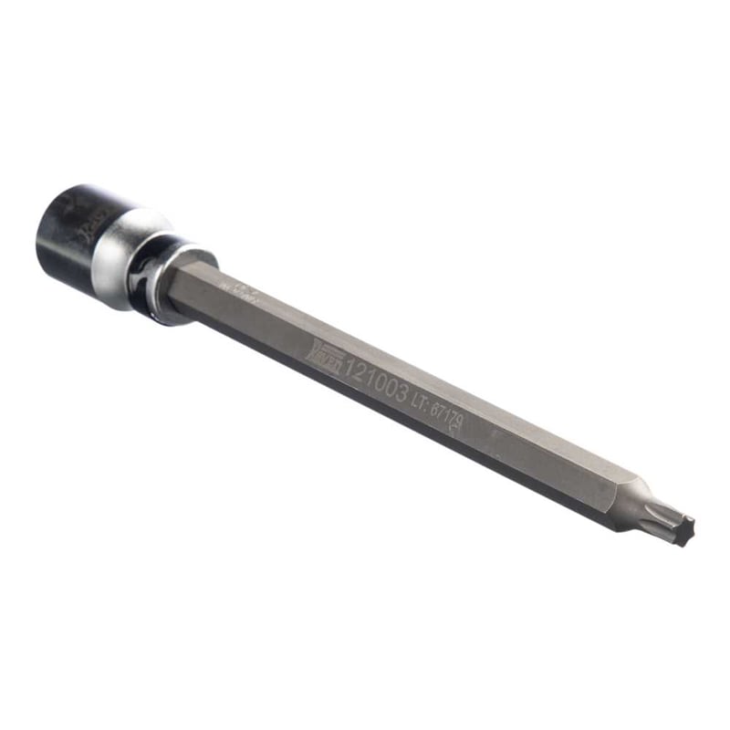 Chave hexalobular T40 longa, com encaixe de 3/8", 121003